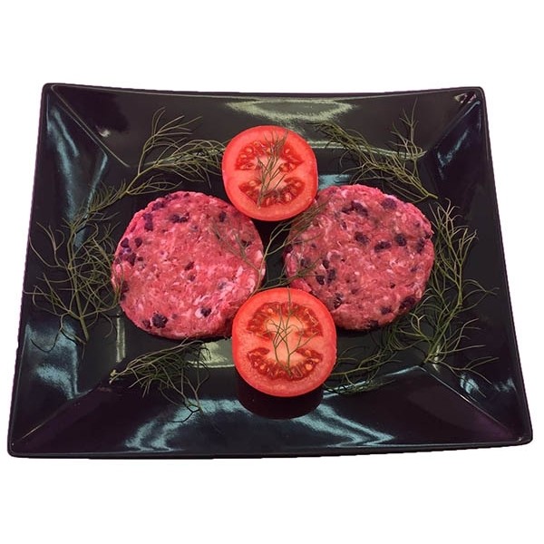 Hamburguesa de Pollo con Arándanos y Queso de Cabra