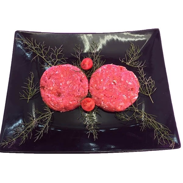 Hamburguesa de Pollo Ecológico con Salsa Romesco