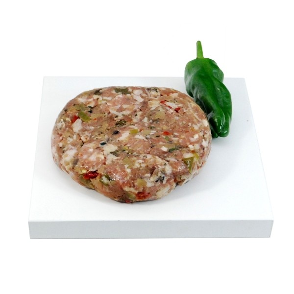 Hamburguesa de Pollo Ecológico con Verduras