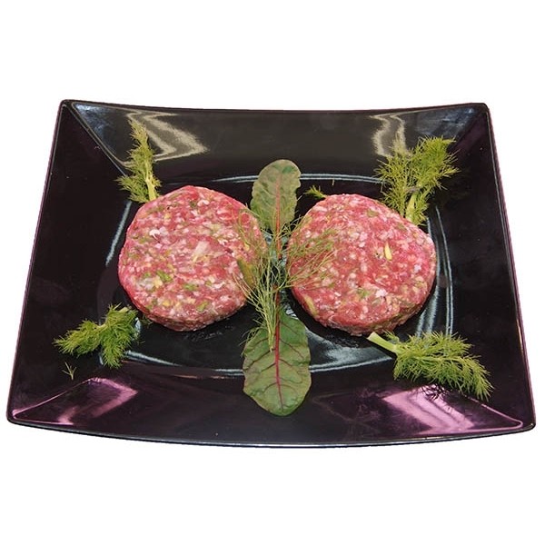 Hamburguesa de Ternera Ecológica con Ajos Tiernos