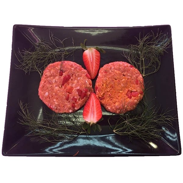 Hamburguesa de Pollo Ecológico con Pimiento del Piquillo