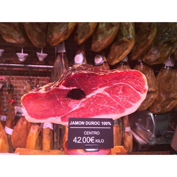 Jamón Duroc Centro 100%