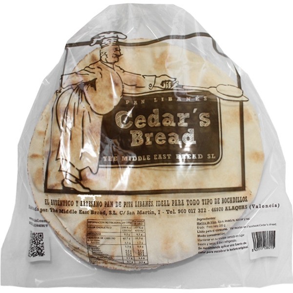 Pan Pita Libanés Artesano