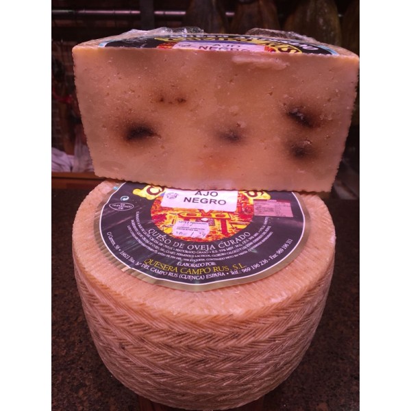 Queso Manchego Campo Rus Con Ajo Negro